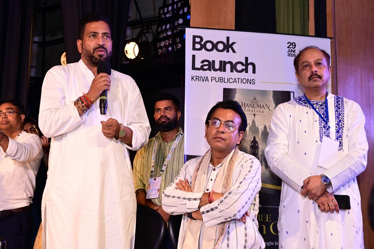 Chiranjib Ghosh at a public book launch programme