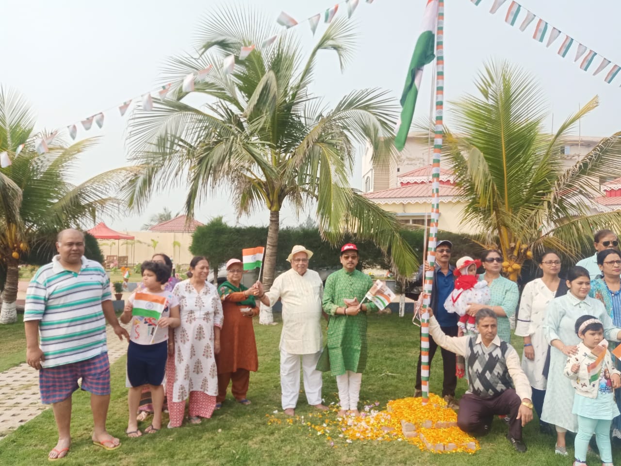 Chiranjib Ghosh participating in a community celebration